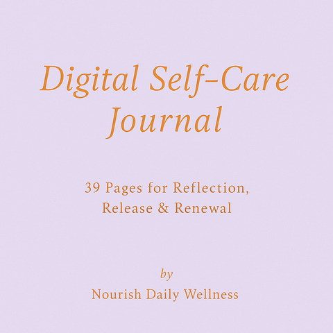 Self-Reflection Journal- A Guided Space for Clarity, Healing & Growth Digital Download