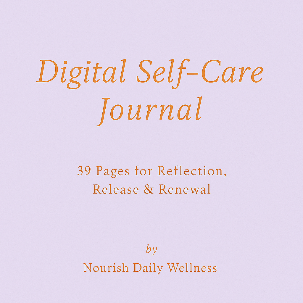 Self-Reflection Journal- A Guided Space for Clarity, Healing & Growth Digital Download